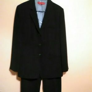 Anne Klein black with white stitches pantsuit